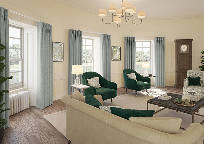 Sinclair, Dunnock Grey - Made to Measure Curtains - Image 8